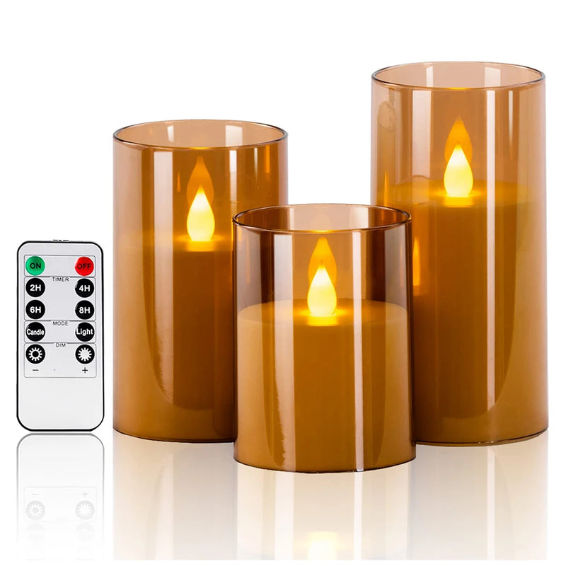 Velas LED Sem Chama com Controle Remoto