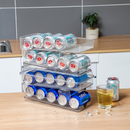 Porta Latas 2 andares com design deslizante prático