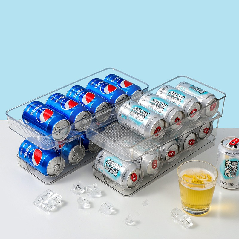 Porta Latas 2 andares com design deslizante prático