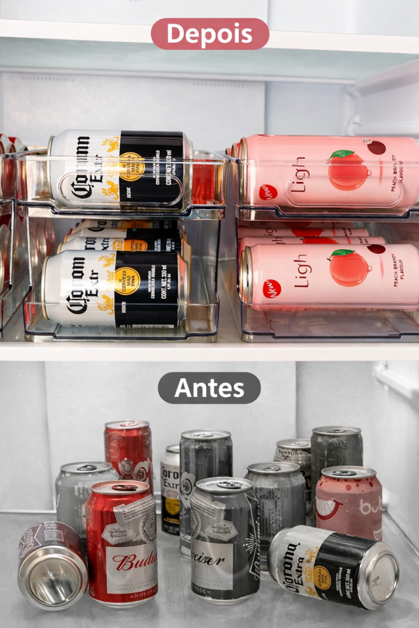 Organizador de Latas para Geladeira