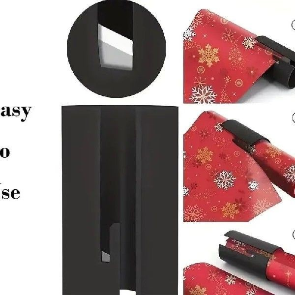Cortador De Papel Deslizante De Embrulho Xmas Gift Wrap Packing Roll Cutter