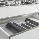 Organizador de Gaveta com Extensor Porta Talheres Separador de Talher Gaveteiro Cozinha Ou Logic 36cm x 28cm