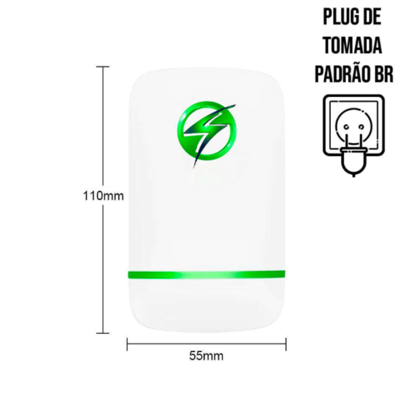 Economizador de Energia Elétrica Com Estabilizador de Tensão Bi-volt - Tododia Lar