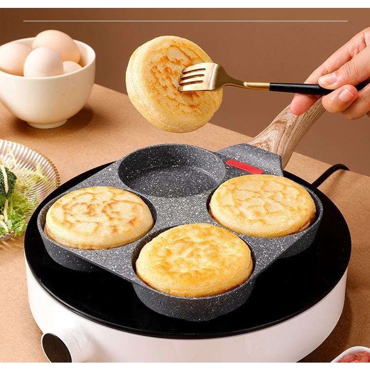 Frigideira Antiaderente de Pedra Maifan - 4 Compartimentos - Tododia Lar