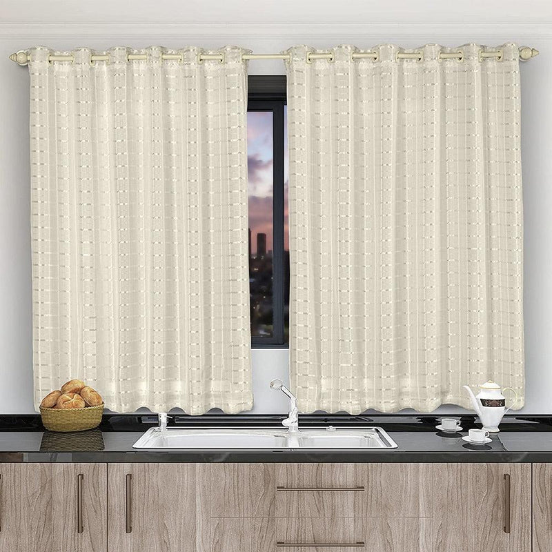 Cortina para Cozinha de Voil com Forro de Microfibra - Conforto e Beleza para o Seu Ambiente - Tododia Lar