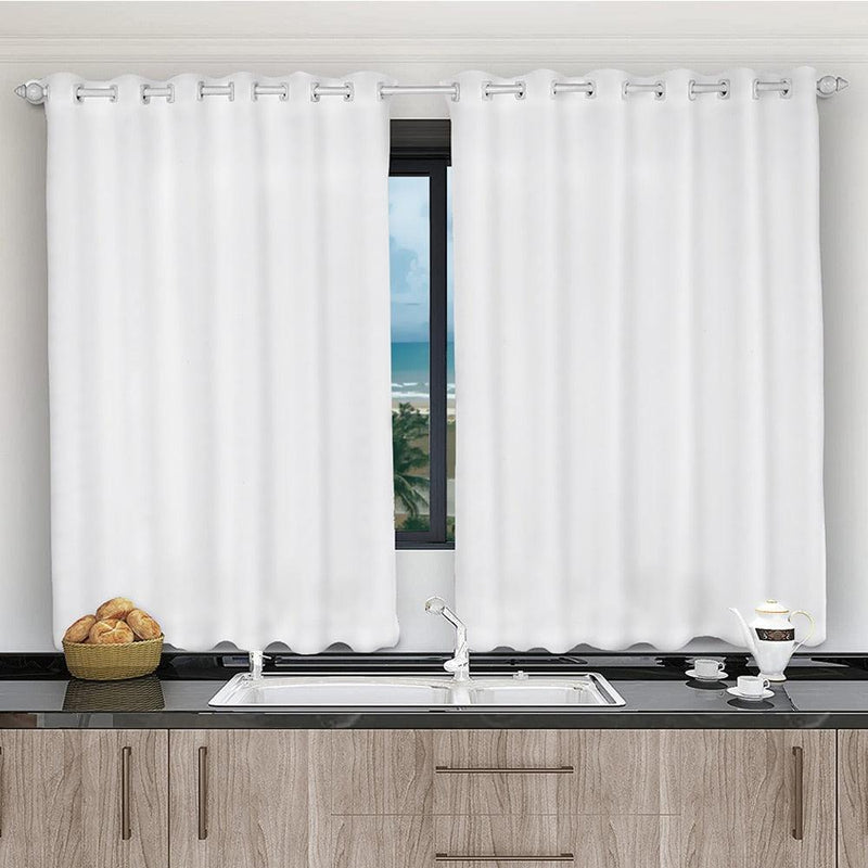 Cortina para Cozinha de Voil com Forro de Microfibra - Conforto e Beleza para o Seu Ambiente - Tododia Lar