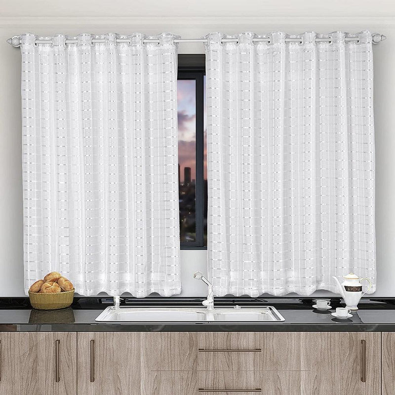 Cortina para Cozinha de Voil com Forro de Microfibra - Conforto e Beleza para o Seu Ambiente - Tododia Lar