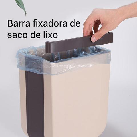 Lixeira Dobrável de Cozinha - Tododia Lar