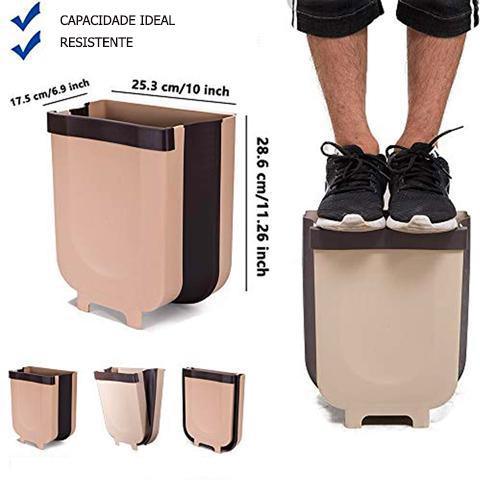 Lixeira Dobrável de Cozinha - Tododia Lar