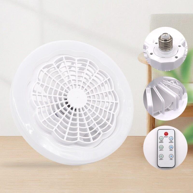 Ventilador Silencioso de Lâmpada Turbo Led 2 em 1 [ULTRA POTENTE] - Tododia Lar