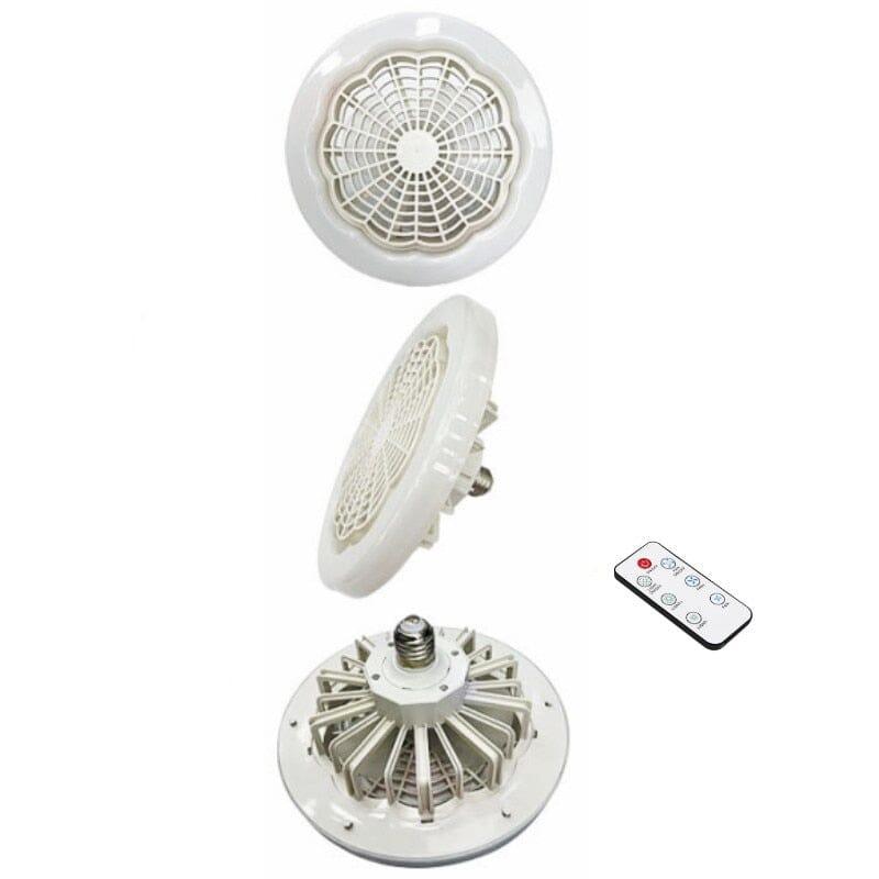 Ventilador Silencioso de Lâmpada Turbo Led 2 em 1 [ULTRA POTENTE] - Tododia Lar