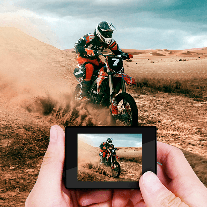 Câmera de Ação Profissional Portátil 4K Ultra HD 60FPS - Estilo Go Pro - Tododia Lar